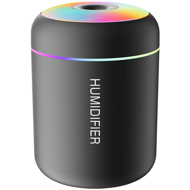 Mini USB Humidifier & Aroma Diffuser – 180ml Ultrasonic Mist Maker