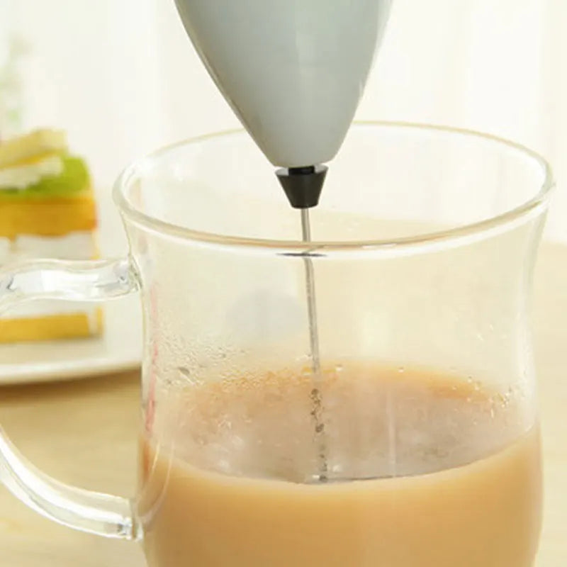 Mini Handheld Milk Frother – Electric Whisk for Coffee, Cappuccino & Eggs