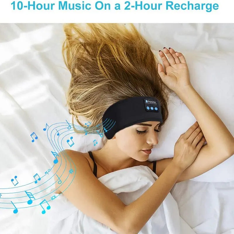 Bluetooth Sleep Headband – Wireless Earphones with Eye Mask for Sleeping & Sports