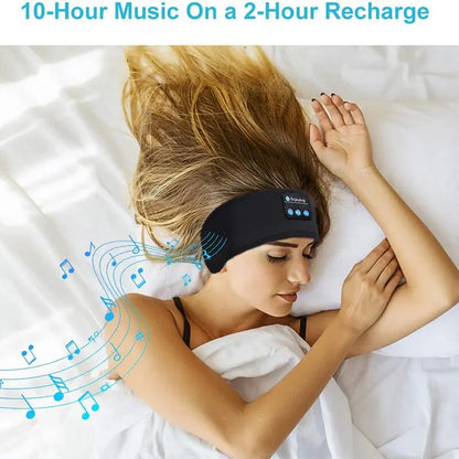 Bluetooth Sleep Headband – Wireless Earphones with Eye Mask for Sleeping & Sports