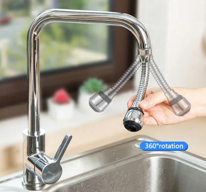 Kitchen Faucet Extender 360° Adjustment Dual Mode Water Saving Pressurize Faucet Extender Filter Sprayer Kitchen Accessories