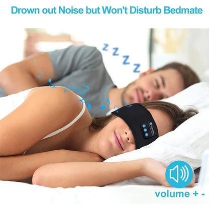 Bluetooth Sleep Headband – Wireless Earphones with Eye Mask for Sleeping & Sports