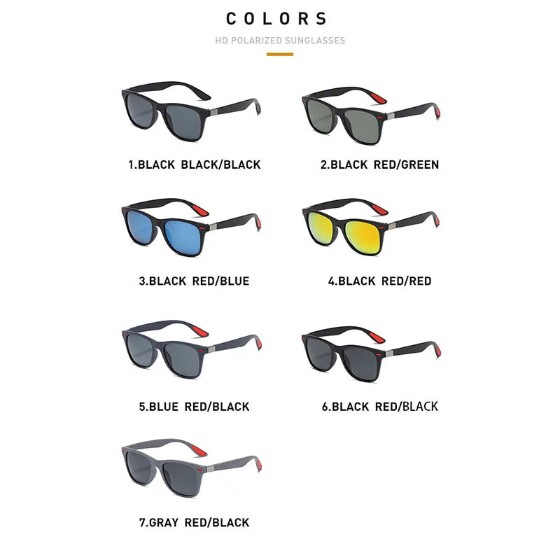 Polarized Sport Sunglasses — UV400, Day & Night Vision