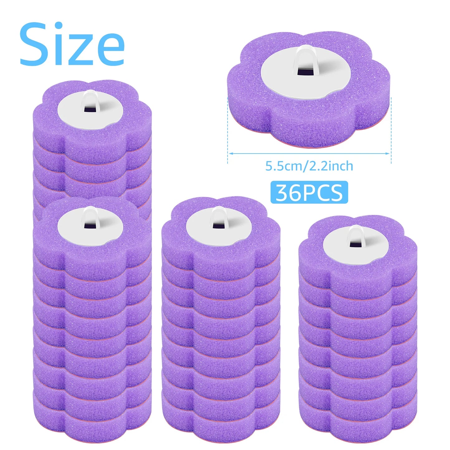 Disposable Toilet Bowl Cleaning Wand Kit Practical Toilet Bowl Brush with Replaceable Brush Head Multi-role Bathroom Accessories