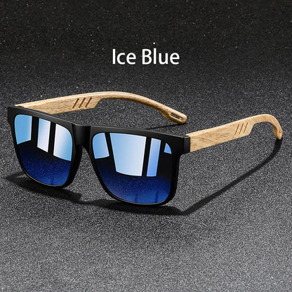 Vintage Square Sunglasses — UV400 Mirror Lens | Men & Women