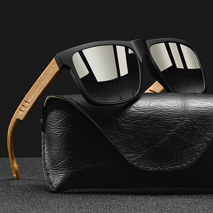Vintage Square Sunglasses — UV400 Mirror Lens | Men & Women