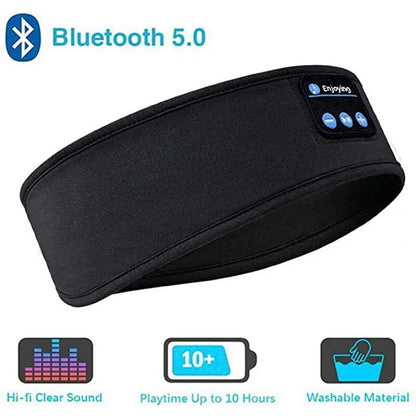 Bluetooth Sleep Headband – Wireless Earphones with Eye Mask for Sleeping & Sports