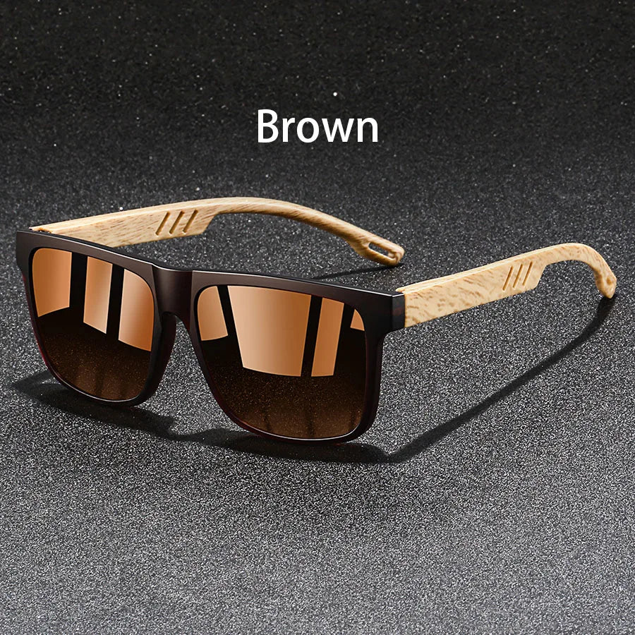 Vintage Square Sunglasses — UV400 Mirror Lens | Men & Women
