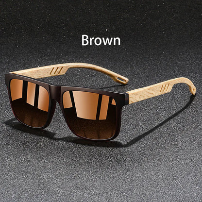 Vintage Square Sunglasses — UV400 Mirror Lens | Men & Women