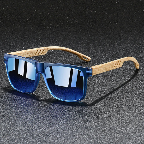Vintage Square Sunglasses — UV400 Mirror Lens | Men & Women