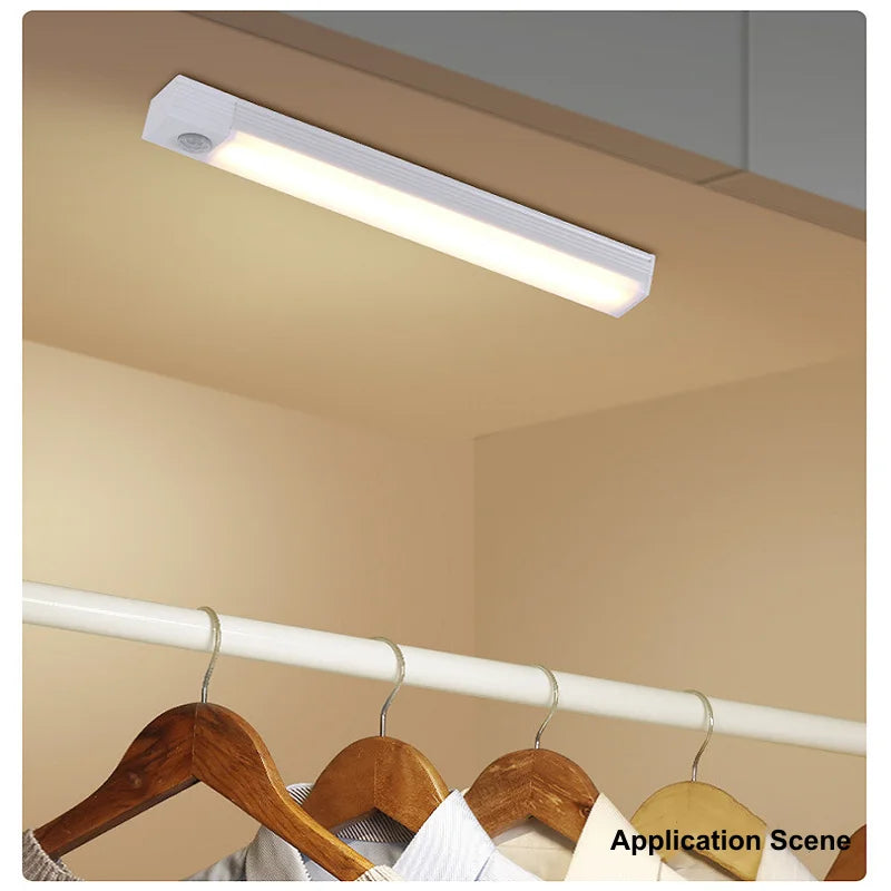 Motion Sensor LED Cabinet Light – Wireless Rechargeable Magnetic Bar Light