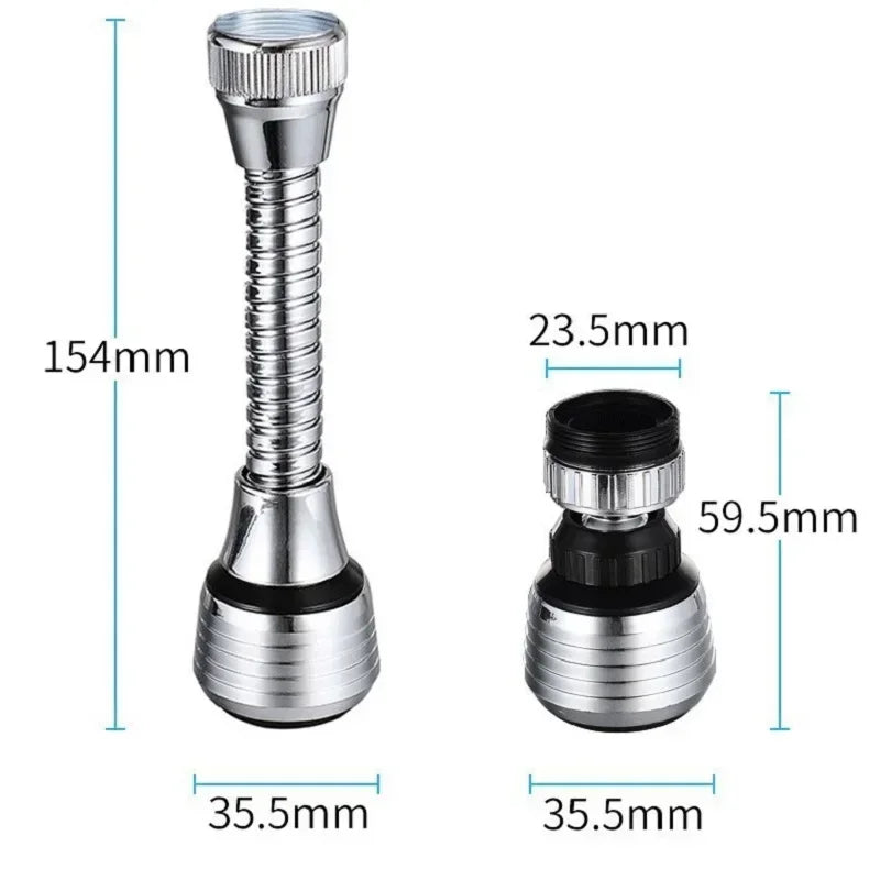 Kitchen Faucet Extender 360° Adjustment Dual Mode Water Saving Pressurize Faucet Extender Filter Sprayer Kitchen Accessories