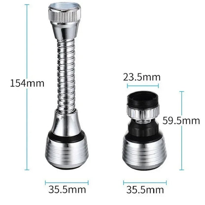 Kitchen Faucet Extender 360° Adjustment Dual Mode Water Saving Pressurize Faucet Extender Filter Sprayer Kitchen Accessories