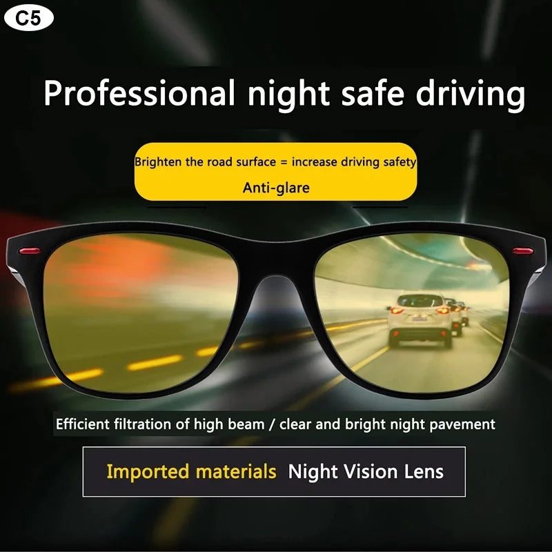 Polarized Sport Sunglasses — UV400, Day & Night Vision