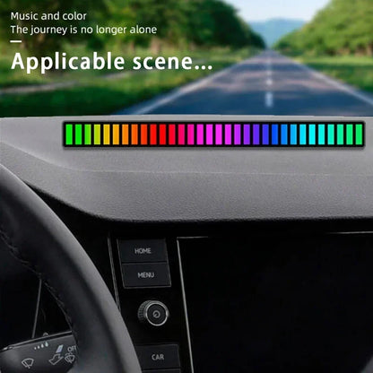 RGB LED Sound-Reactive Light Bar – Music Sync Ambient Lighting