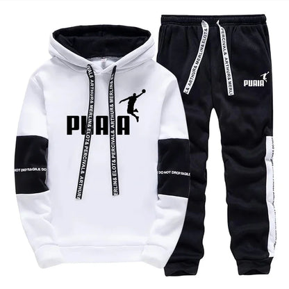 Men's Casual Tracksuit Set — Hoodie & Jogger Pants