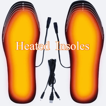 USB Heated Insoles – Electric Carbon Fiber Foot Warmer for Winter