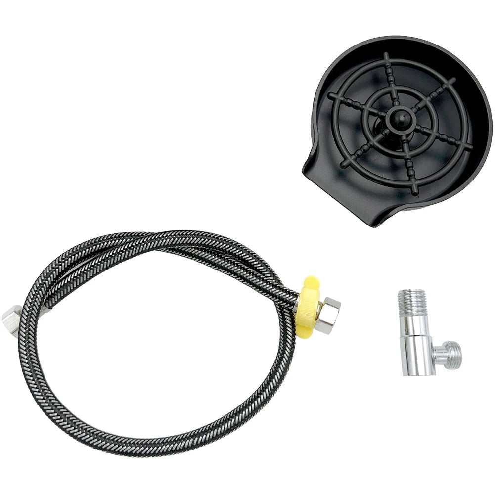 Automatic Glass Rinser High Pressure Cup Washer Faucet Glass Rinser Automatic Glass Cup Washer for Kitchen Sink