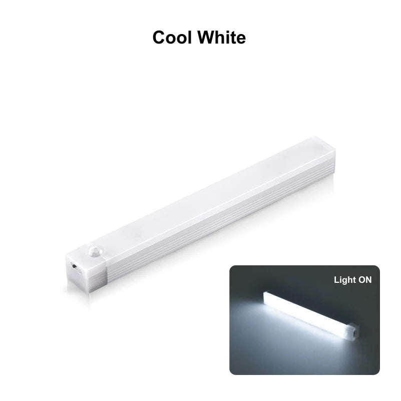 Motion Sensor LED Cabinet Light – Wireless Rechargeable Magnetic Bar Light