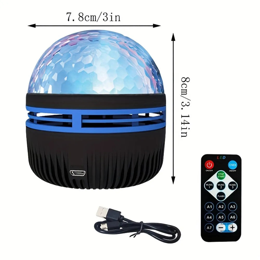 2-in-1 LED Galaxy Projector – Night Light & Ocean Wave Ceiling Projector