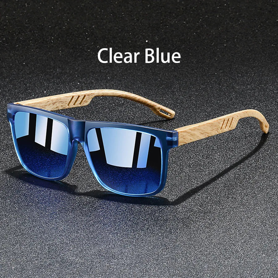 Vintage Square Sunglasses — UV400 Mirror Lens | Men & Women