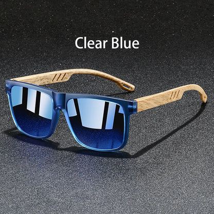 Vintage Square Sunglasses — UV400 Mirror Lens | Men & Women