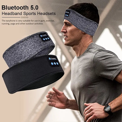 Bluetooth Sleep Headband – Wireless Earphones with Eye Mask for Sleeping & Sports
