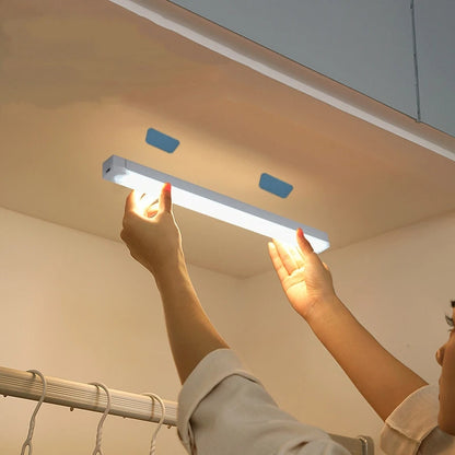 Motion Sensor LED Cabinet Light – Wireless Rechargeable Magnetic Bar Light