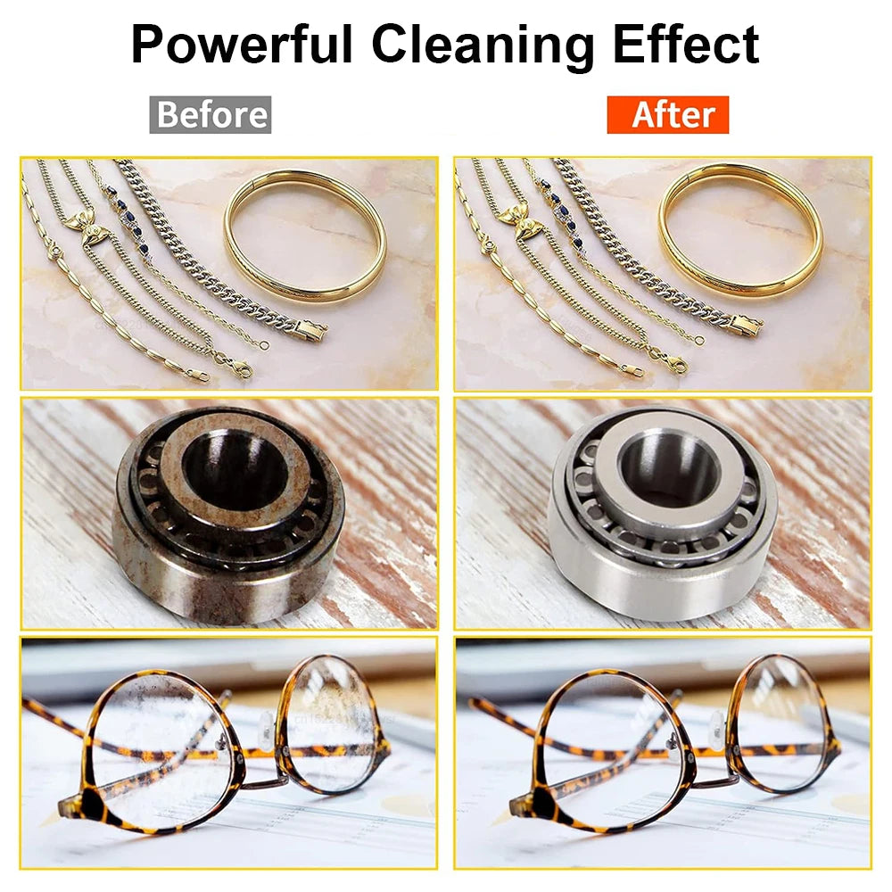 Ultrasonic Cleaner – 40KHz Professional Jewelry & Glasses Cleaning Machine