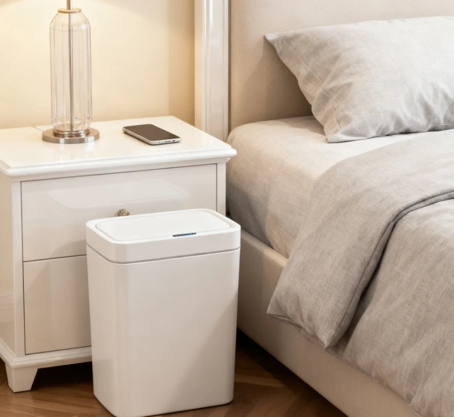 15L Smart Sensor Trash Can – Touchless Auto-Bagging Bin with Motion Sensor Lid