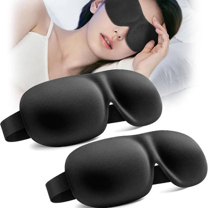3D Sleep Mask – Soft Memory Foam Eye Mask for Sleeping & Travel