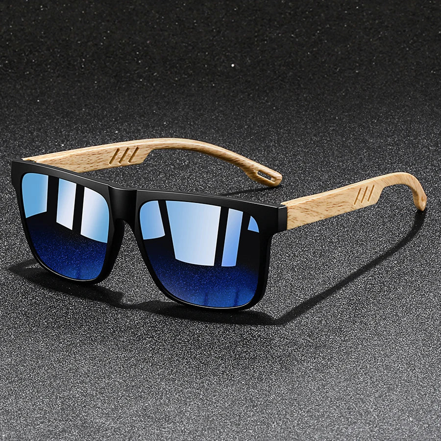 Vintage Square Sunglasses — UV400 Mirror Lens | Men & Women