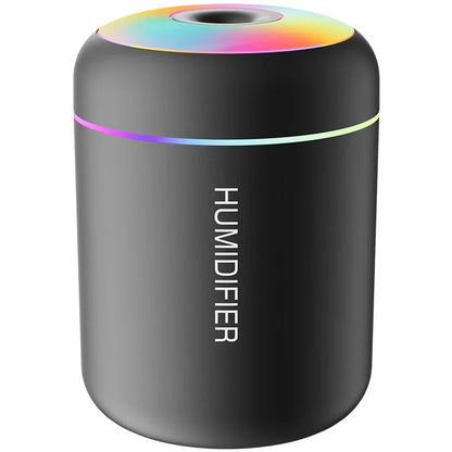 Mini USB Humidifier & Aroma Diffuser – 180ml Ultrasonic Mist Maker