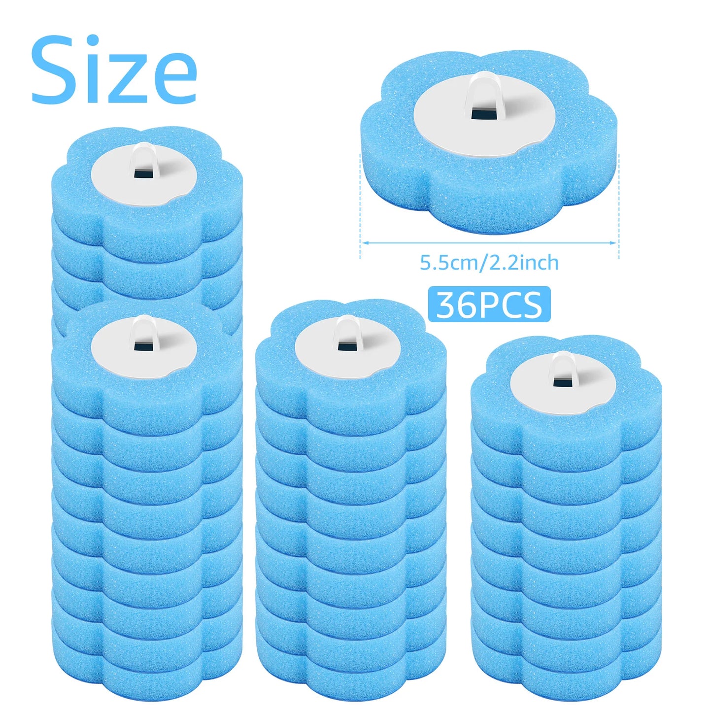 Disposable Toilet Bowl Cleaning Wand Kit Practical Toilet Bowl Brush with Replaceable Brush Head Multi-role Bathroom Accessories