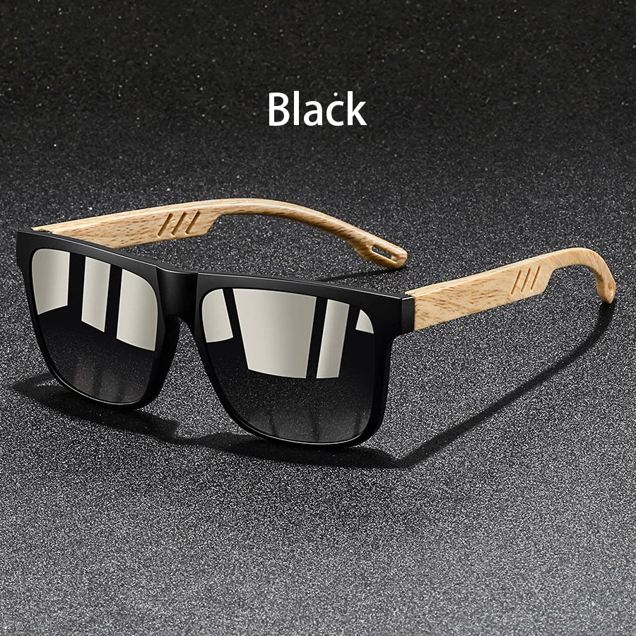 Vintage Square Sunglasses — UV400 Mirror Lens | Men & Women