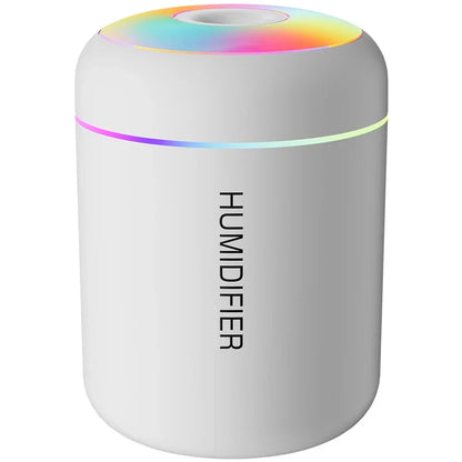 Mini USB Humidifier & Aroma Diffuser – 180ml Ultrasonic Mist Maker