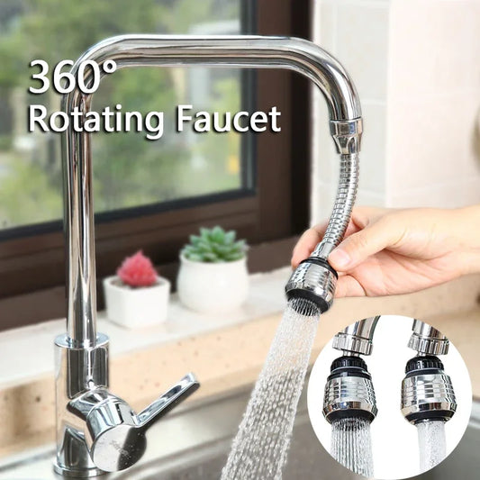 Kitchen Faucet Extender 360° Adjustment Dual Mode Water Saving Pressurize Faucet Extender Filter Sprayer Kitchen Accessories