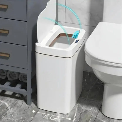 15L Smart Sensor Trash Can – Touchless Auto-Bagging Bin with Motion Sensor Lid
